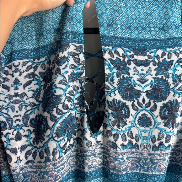 Show Me Your MuMu Blue Patterned Romper - Picture 7 of 7
